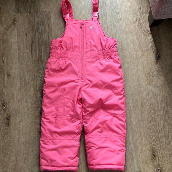 Toddler size 4t ski bibs. Never worn. Pink. - Picture 1 of 4
